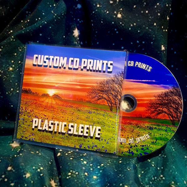 Custom Cd Sleeve Etsy