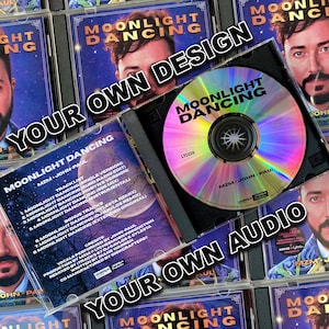 Custom CD Printing Album Mixtape Personalised Professional Printing Jewel Case Digipak Audio Burning