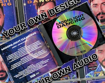 Custom CD Printing Album Mixtape Personalised Professional Printing Jewel Case Digipak Audio Burning
