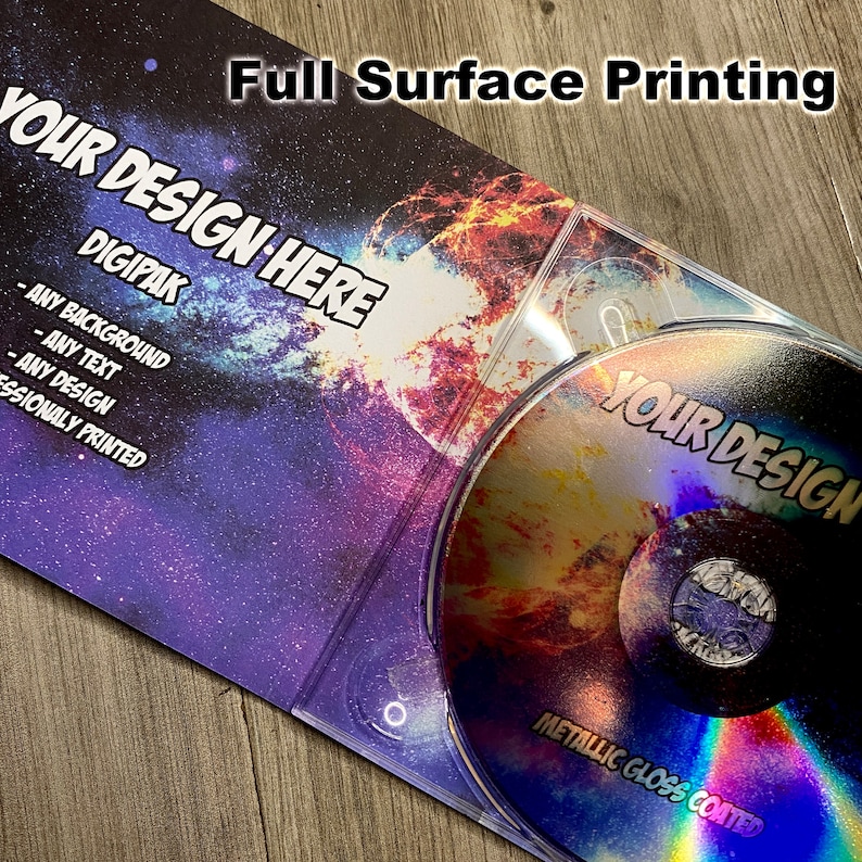 Customised CD Digipak Printed Mixtape Professional Grade image 3