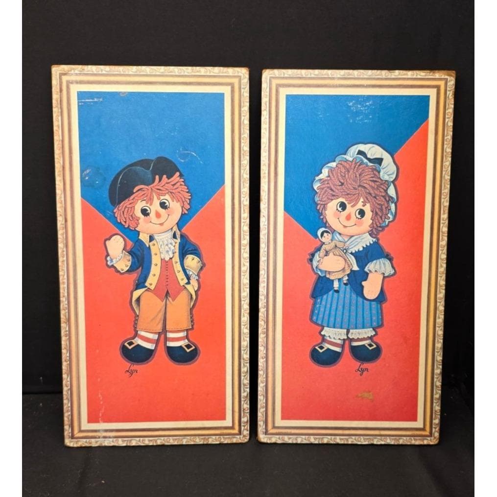 Raggedy Ann and Andy Wall Decor - Etsy