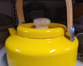 Vintage Enamel Tea Kettle