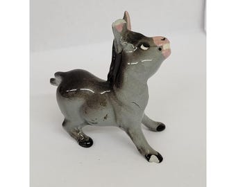 ヴィンテージの大きな緑のロバの置物 - Etsy 日本