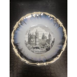 Vintage Winterling Porcelain Worms Kaiserdom Decorative Plate 5&quot; Bavaria Germany Rare