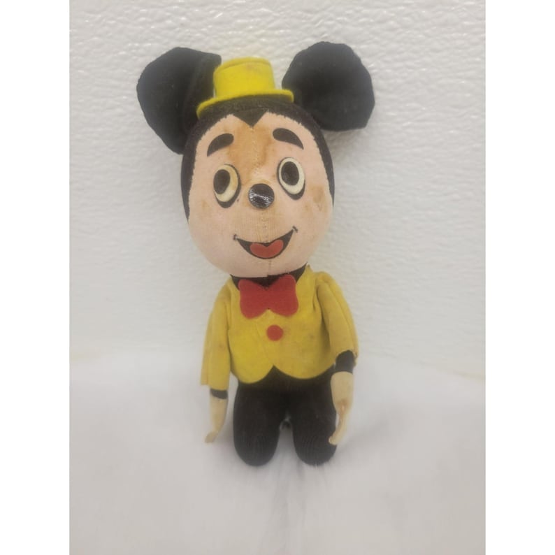 Vintage Musse Pigg Walt Disney Retro Plysch Begagnad - Tillverkad i Japan bild 1