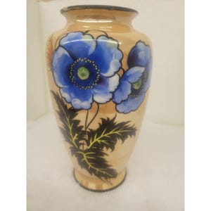 Vintage Hand Painted Lusterware Cabinet Porcelain Vase - Made in Japan
