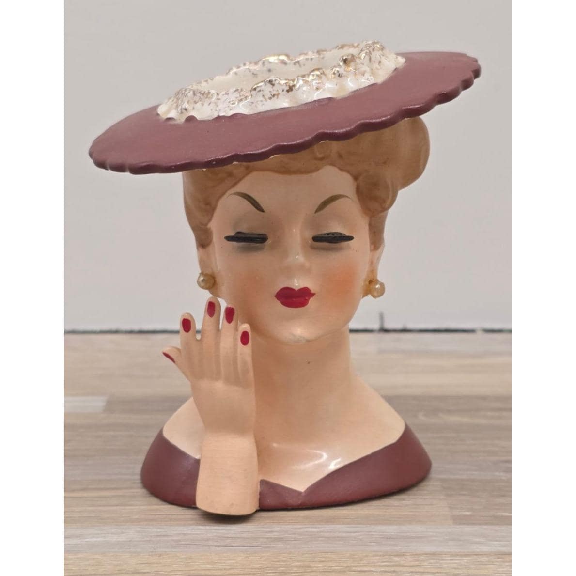 Japan Vintage Lady Head Vase - Etsy