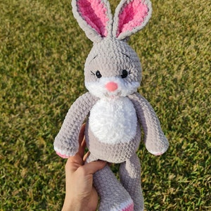 Handmade Crochet Bunny, Baby Birthday Gift, Crochet Bunny, Baby Shower Gift, Stuffed Animals, Plushie Gifts, Baby Gifts, Newborn Gifts