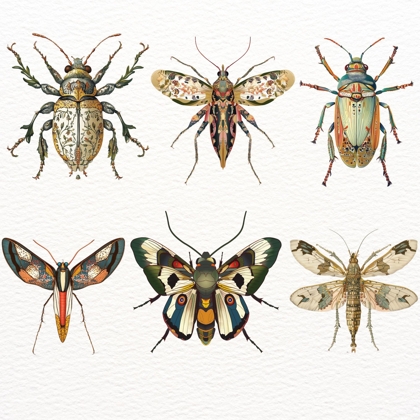 Rustic Insect Outline Vintage Insect Clipart Transparent Insect Wing Fantasy Graphic Rustic ...