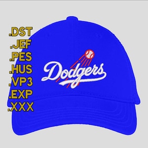 diseño de bordado Dodgers de Los Ángeles