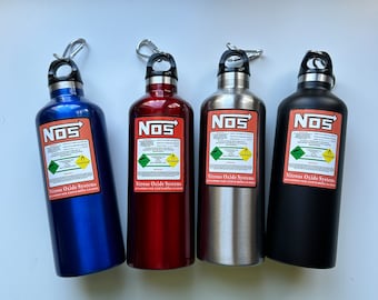 Sosia della borraccia NOS, ottimo regalo per gli appassionati di auto e gli amanti delle auto, borraccia NOS, borraccia con protossido di azoto