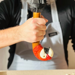 Mary Poppins Parrot Head Umbrella - Etsy