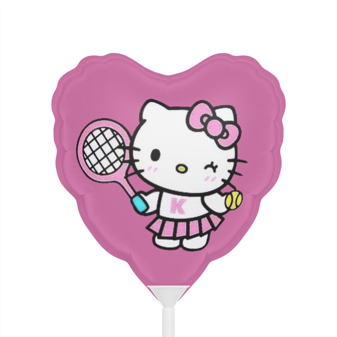 Hello Kitty Tennis Pink Tennis Racket Pink Bow Pink Skirt Etsy
