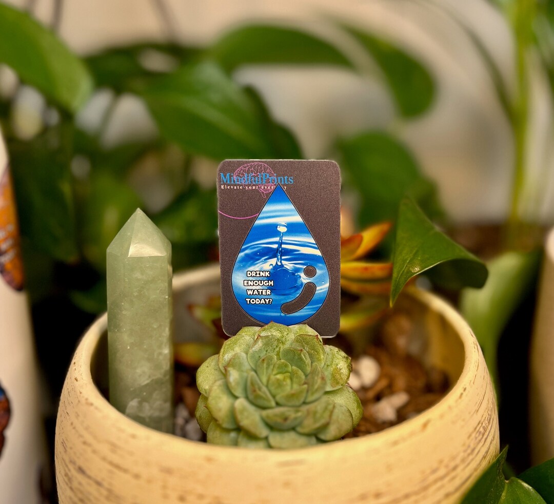 Daily Routine Reminder Self Care Sticker Water Drop With Water Droplet ...