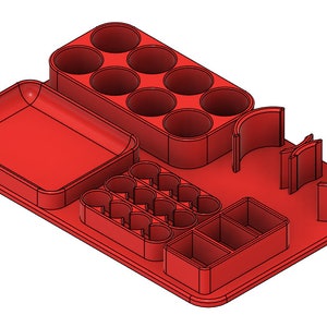 Reflex Tool Pit Tray for Mini Z 1/28 stl zdjęcie 2