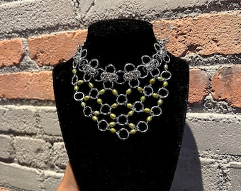 Margaret chainmail choker necklace