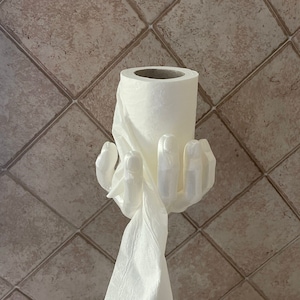 Mano porta oggetti - hand - toilet -Paper. - Ikea - wc- home -holder -stand