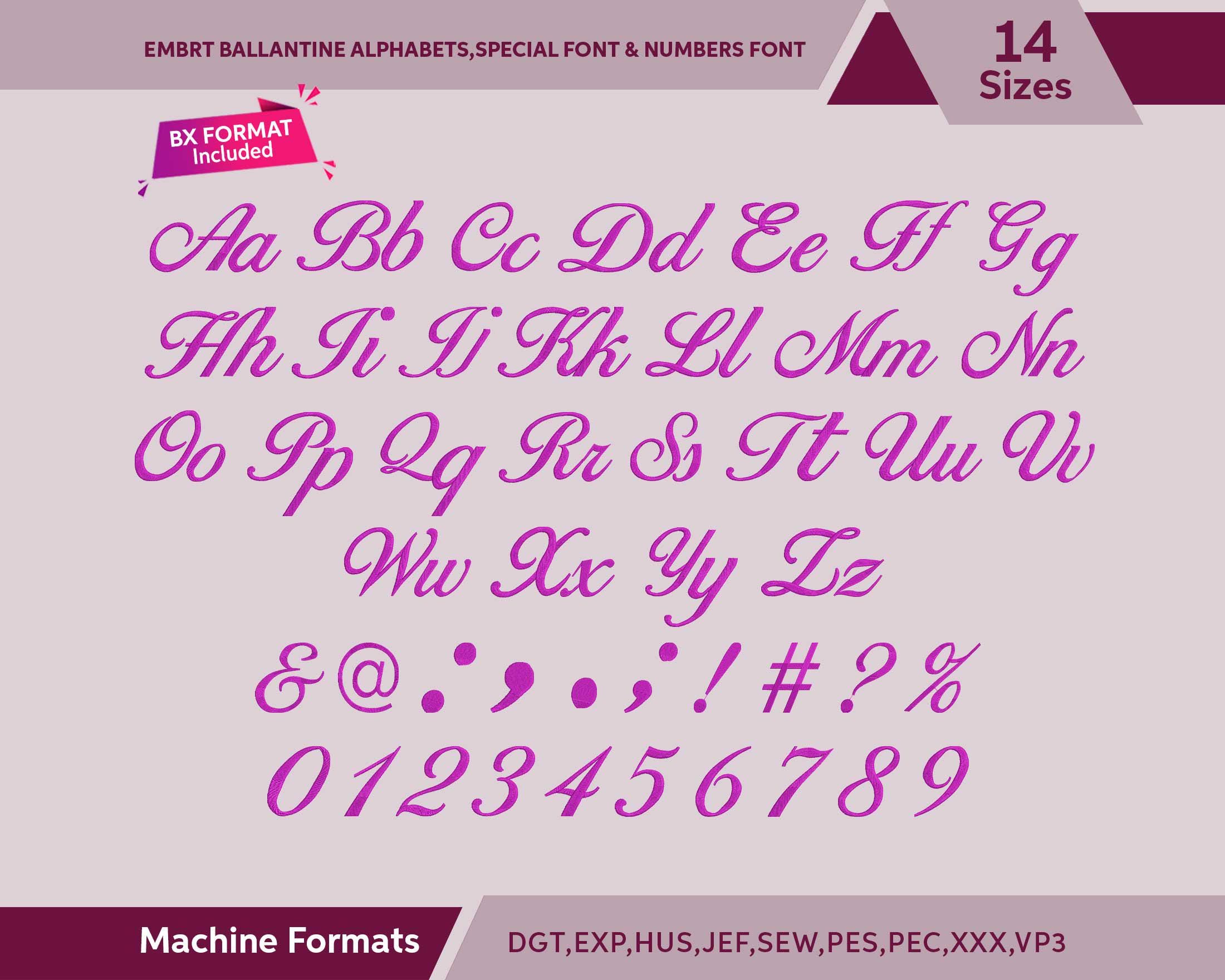 Free embroidery fonts - Etsy 日本