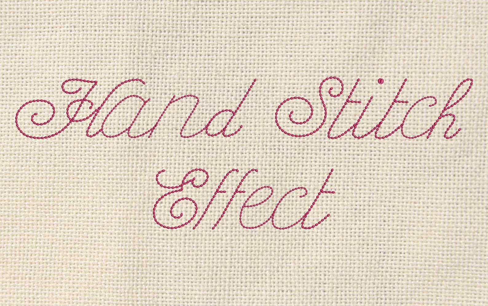 Chain Stitch Script Embroidery Font: Upper & Lowercase Alphabet – 6 ...