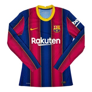 FC Barcelona 2020/21 VaporKnit Home Jersey | Player Issue LS RARE