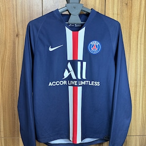 Camisa PSG Paris Saint-Germain 2019/20 Home Manga Longa Tamanho G | Camisa de Futebol França Ligue 1