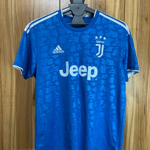 Juventus FC 2019/20 Third Jersey | Football Shirt Size L | Teal Green Soccer Kit | Vintage Juve Serie A Shirt