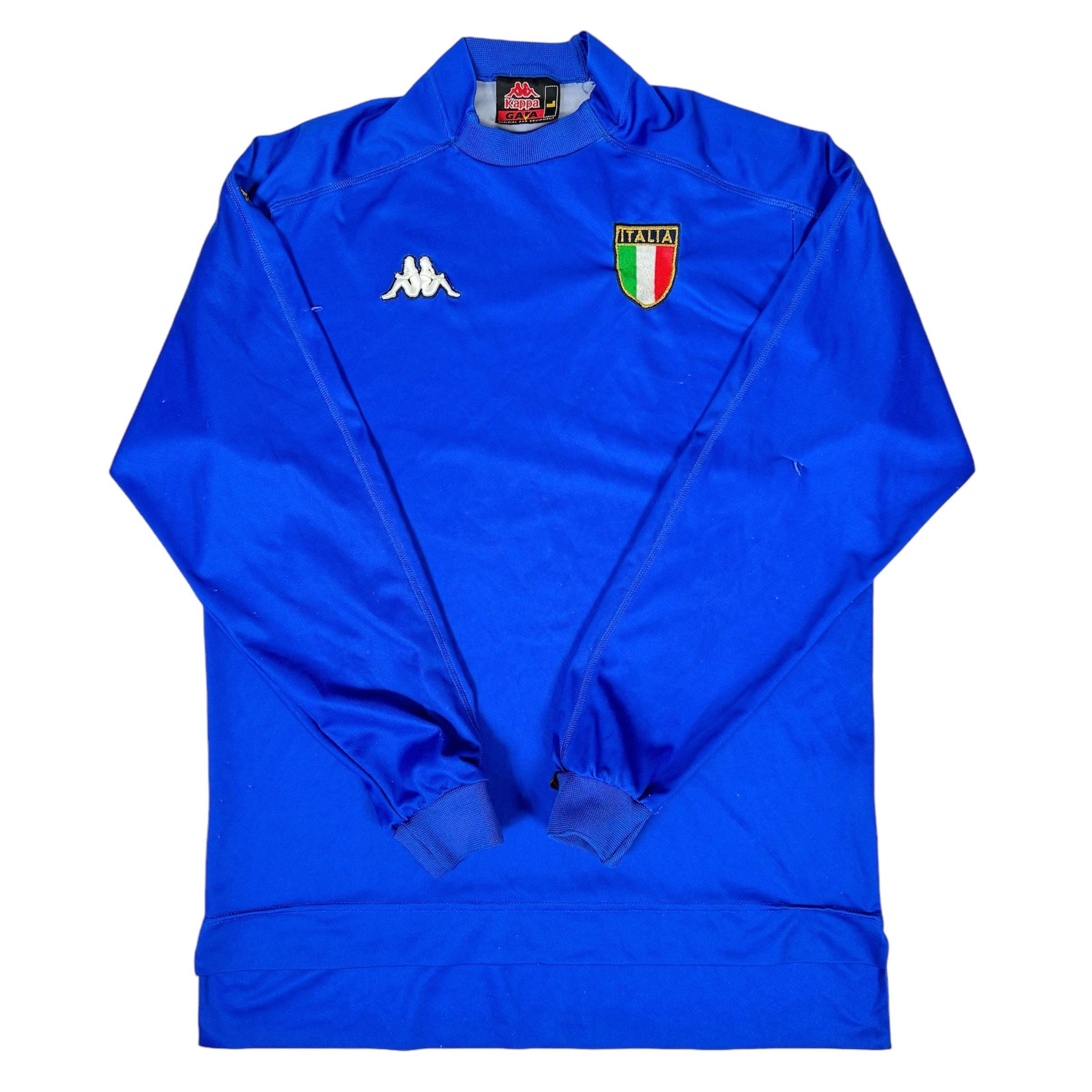 90s 00s Kappa サッカーイタリア代表 長袖ゲームシャツ 古着 刺繍 90s 00s Kappa サッカーイタリア代表 長袖ゲームシャツ 古着