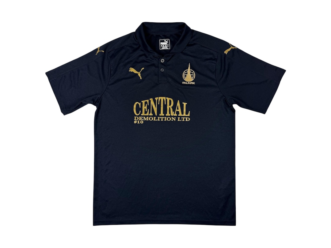 Falkirk FC 2015/16 Home Jersey Blue Football Shirt Size L