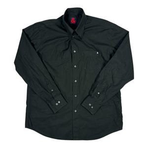 Dolce & Gabbana ブラックリネンシャツ　イタリア製　Italy Dolce & Gabbana ドルチェ＆ガッバーナ スリム シャツ - FARFETCH