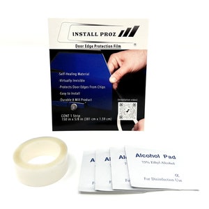 Install Proz Self-Healing Clear Paint Protection Film Kits (Door Edge Protection Film 150&quot; x 5/8&quot;)