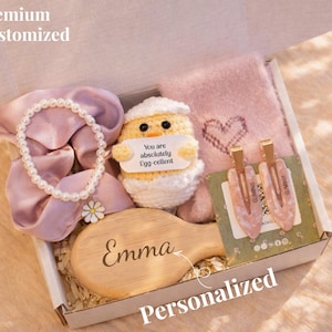 Custom Easter Gift Box for Tween Gift Basket Filled Easter Favor Boxes Kid Hamper Care Package for Teen Girl Easter Treat Bags Teen Birthday