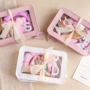 Custom Girl Scout Geschenke Preppy Spa Make-up Tasche Kit für Nichte Goodie Bags Teen Geburtstagsgeschenke für Cheerleader Team Weihnachtsgeschenke für Tweens