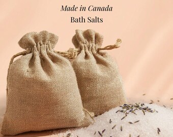 Organic Bath Salts Sensitive Skin Natural Bath Salts Bulk Spa Items for Gift Boxes Handmade Bath Products Stocking Stuffers Bath Soak Gift