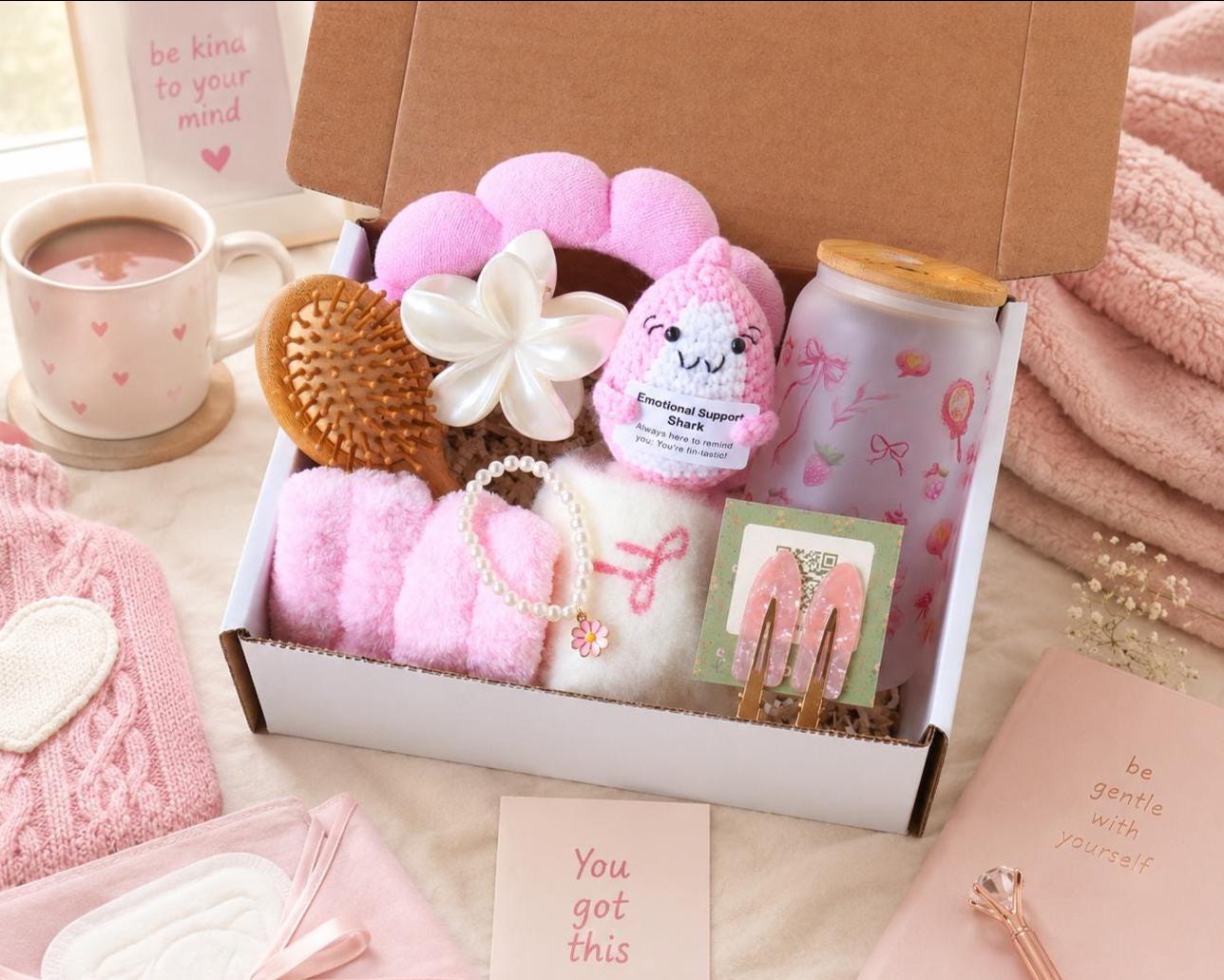 Custom First Period Care Package for Tween Girl Gift Hug in a Box