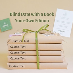 Custom Blind Date with a Book Bundle Bookish Gifts Book Lover Gifts Personalized Book Spicy Romance Romantasy Fantasy Advent Calendar Book