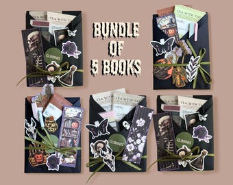 5 Halloween Book Blind Date with A Book Club Gift Idea Bulk Book Club Gifts for Groups Halloween Gift Personal Spooky Reading Nook Thriller