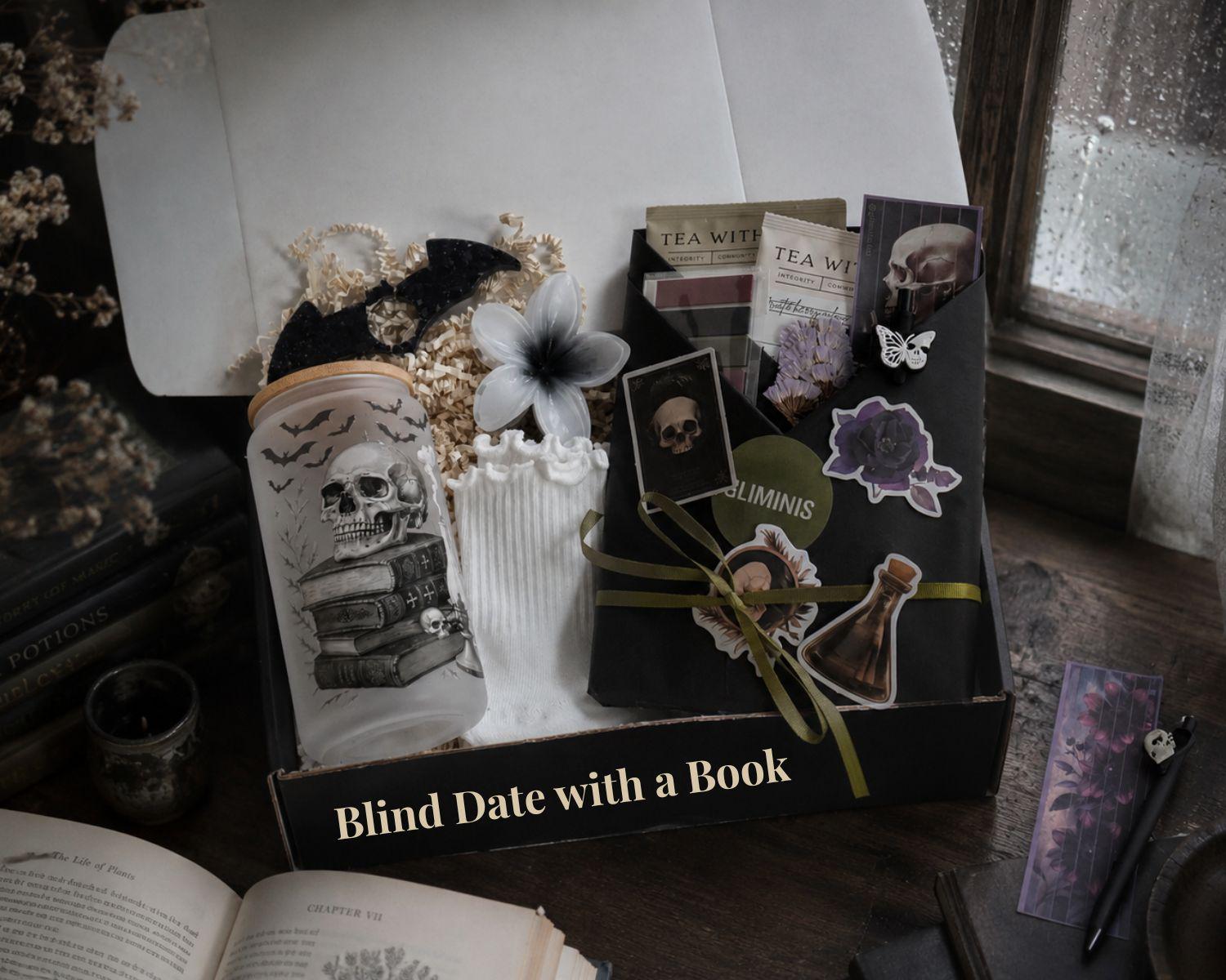 Dark Romance Blind Date With A Book Dark Academia Gift Box for