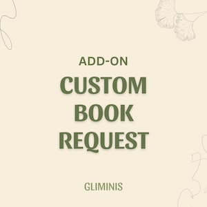 Demande de livre personnalisé - Gliminis Lab
