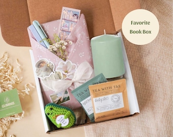 Galentine Blind Date mit einer Buchbox Geschenk für Leser Bookish Valentine Care Paket für Ihre beste Freundin Galentines Day Geschenk für Soul Sister