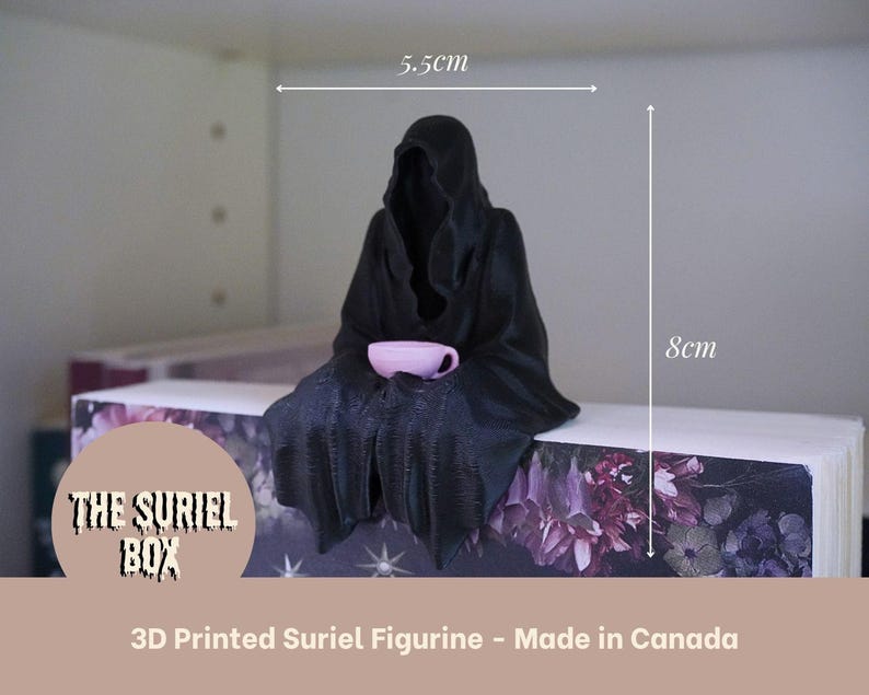 3D Printed Suriel Figurine from ACOTAR Grim Reaper Shelf Decor Tea Cup Fantasy Figure Bookish Gift for ACOTAR Fans Cloaked Suriel Collectible

Suriel ACOTAR Figurine Book Lover Gift 3D Print Shelf Decor Cloaked Grim Reaper Style Fantasy Collectible Tea Cup Bookish Shelf Companion