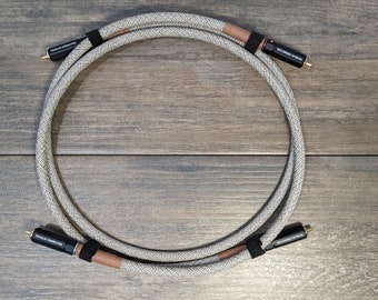 Câbles d'interconnexion doubles Hi-Fi, 38 po. Mogami W2497
