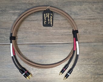 Câbles d'interconnexion double, paire de 5 pi, Canare GS-6