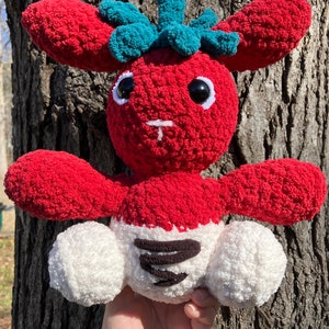 Cute Chocolate Covered Strawberry Bunny Plush