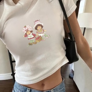 Strawberry Shortcake & Cafe Ole Cotton Tee | Baby Y2K Tee