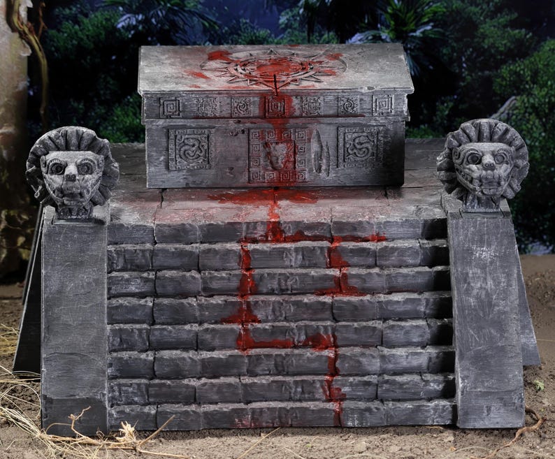 3D Printed Aztec Altar, 1:12 Scale - Etsy