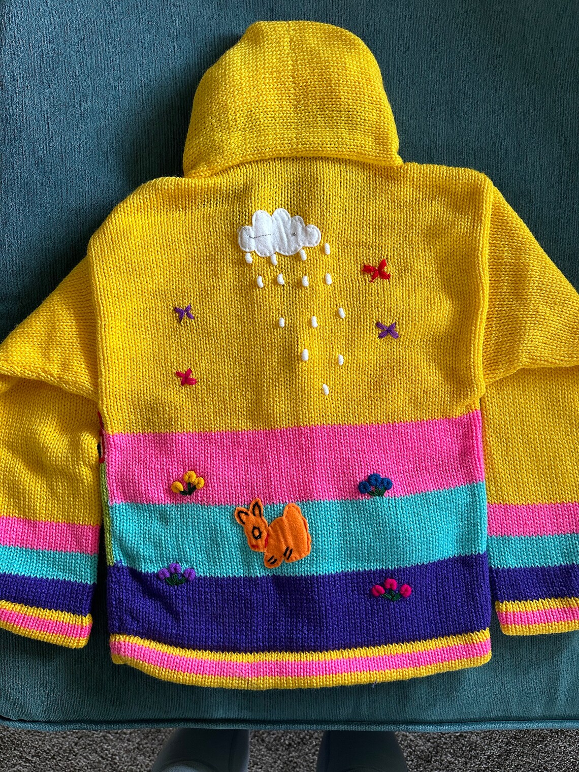 JAKE BLOCKED KNITTED JUMPER 3-7 YRS