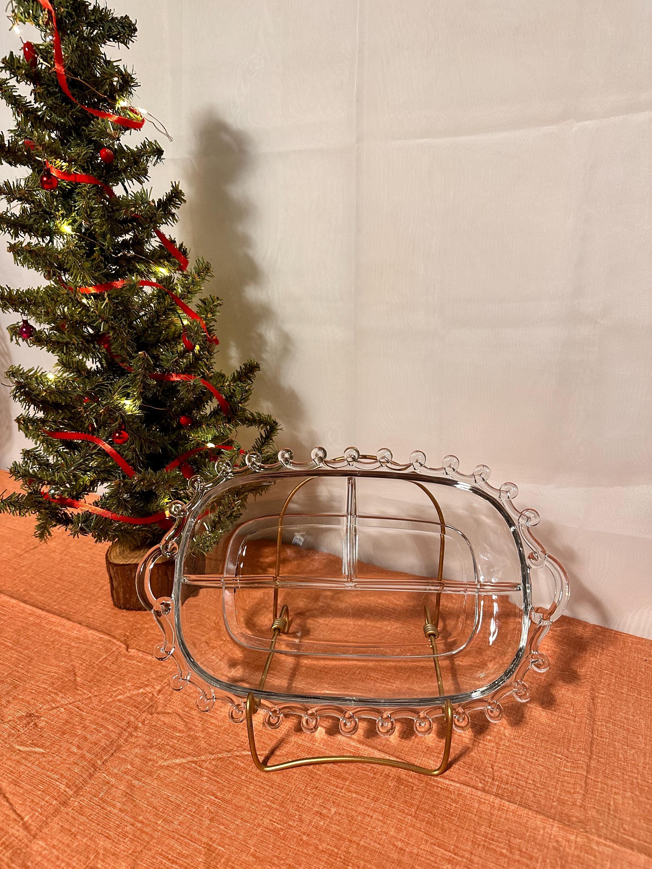 Vintage Heisey Lariat Crystal Glass 3 Part Relish Dish - Etsy