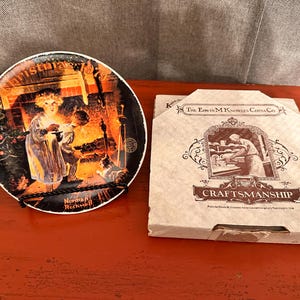 Vintage 1979 “Somebody’s Up There” Norman Rockwell Collector plate