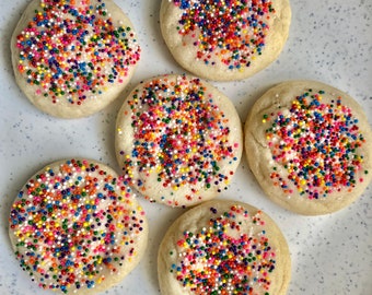 Funfetti Cookies, Regular/Vegan/Gluten-free