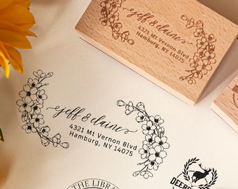 Custom Logo Rubber Stamp - Any Logo/Size, 3 - 20cm, Return Address, Elevate Your Brand & Crafts